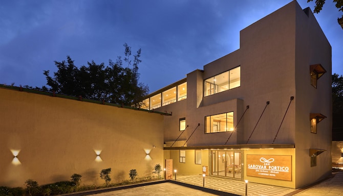 ABN SAROVAR PORTICO JIM CORBETT DHIKULI - FACADE EVENING