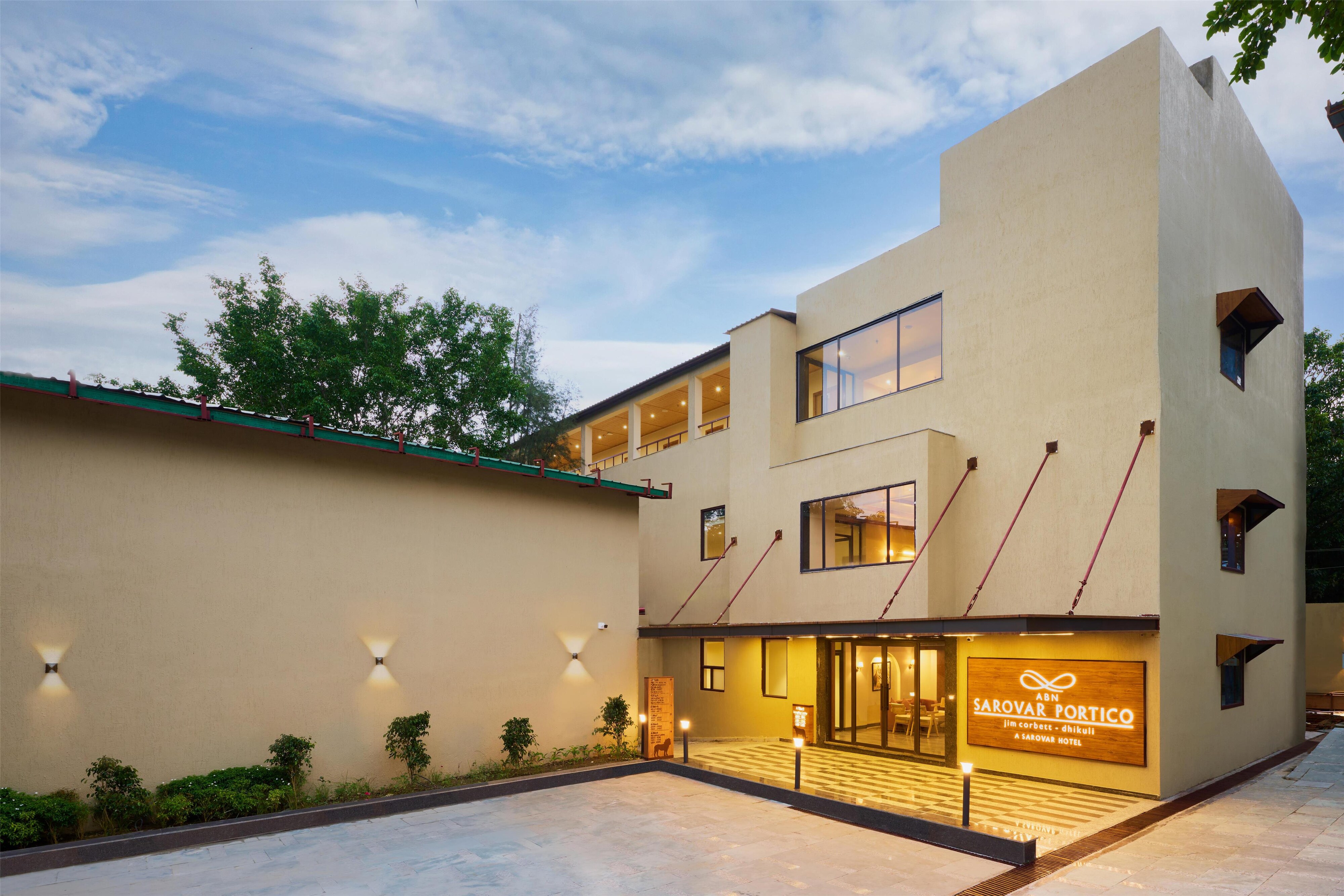 ABN SAROVAR PORTICO JIM CORBETT DHIKULI - FACADE