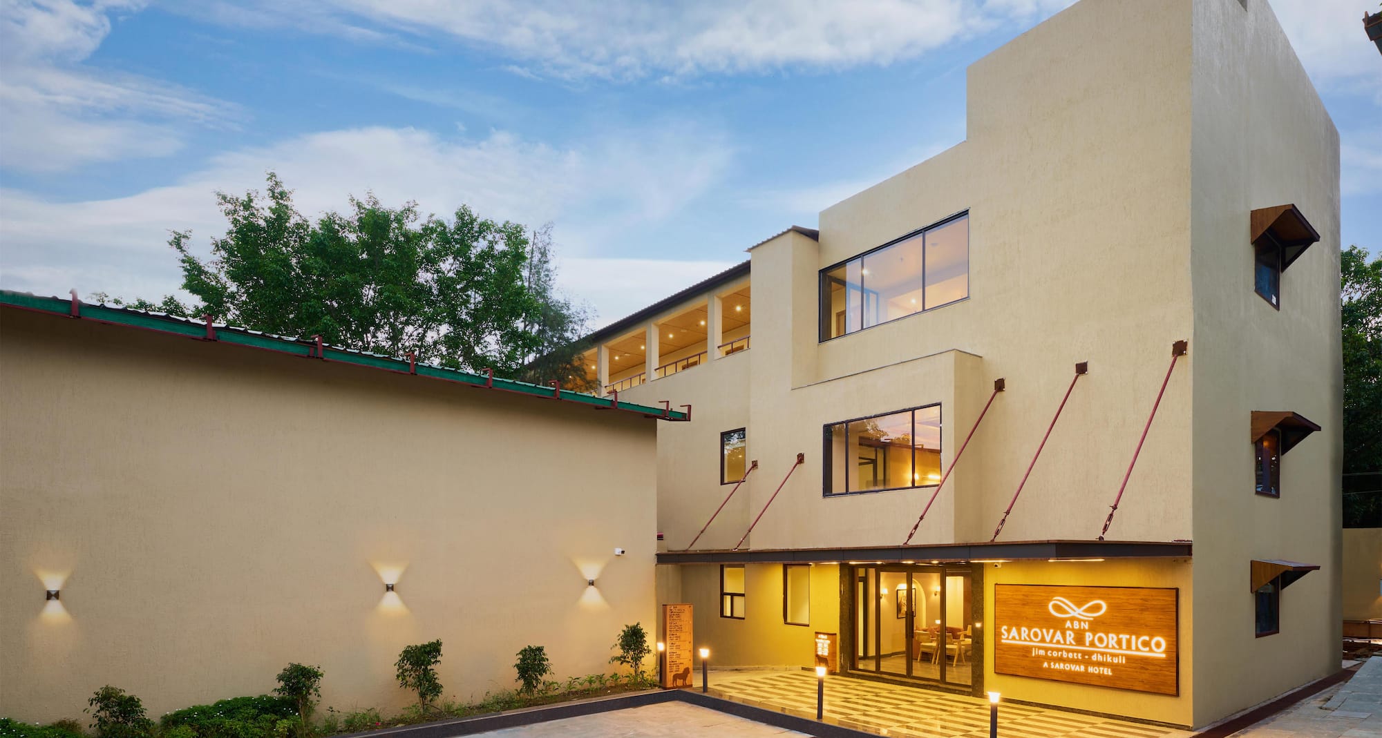 ABN SAROVAR PORTICO JIM CORBETT DHIKULI - FACADE