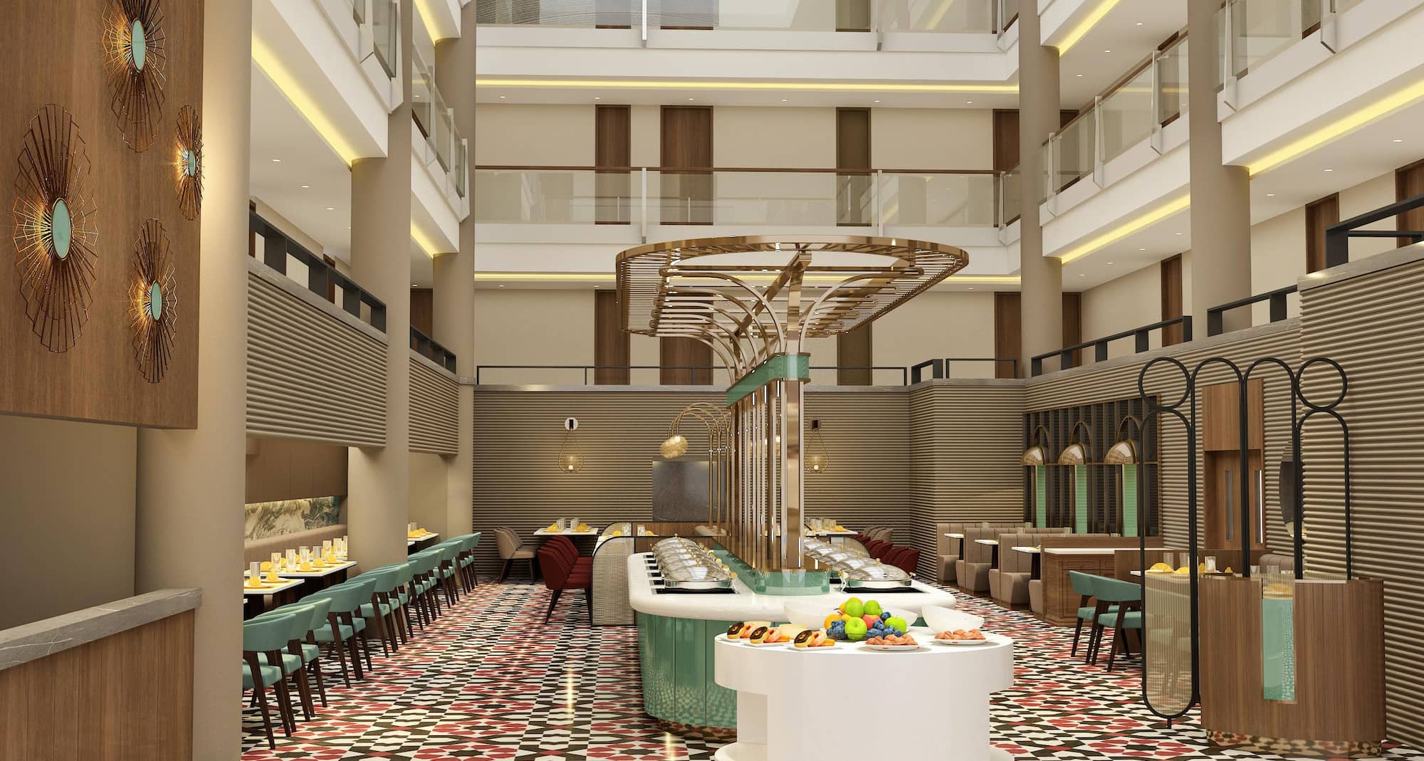 Citadel Sarovar Portico Bengaluru - Restaurante / Refeicoes
