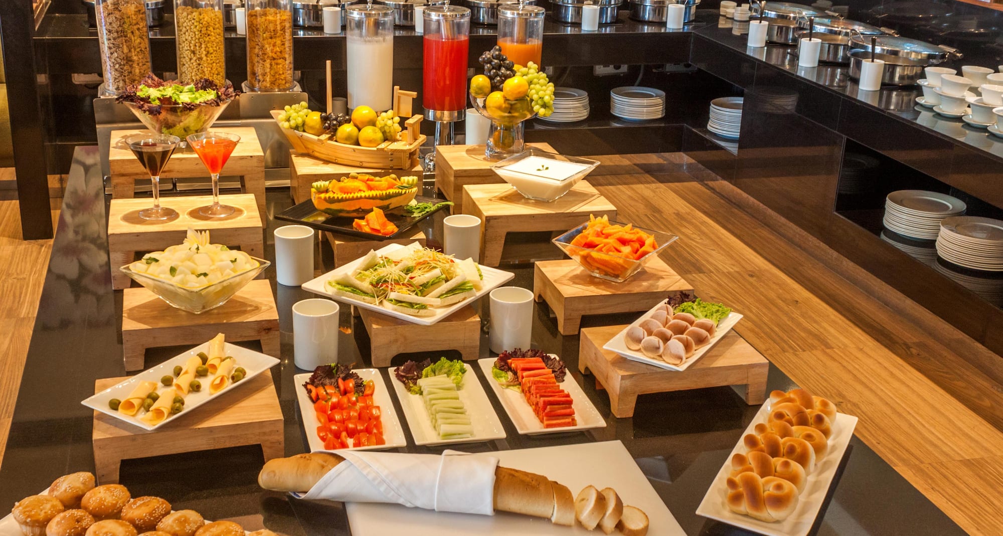 Breakfast buffet