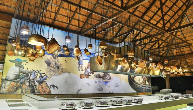 Estuary Sarovar Portico Poovar - Restaurant