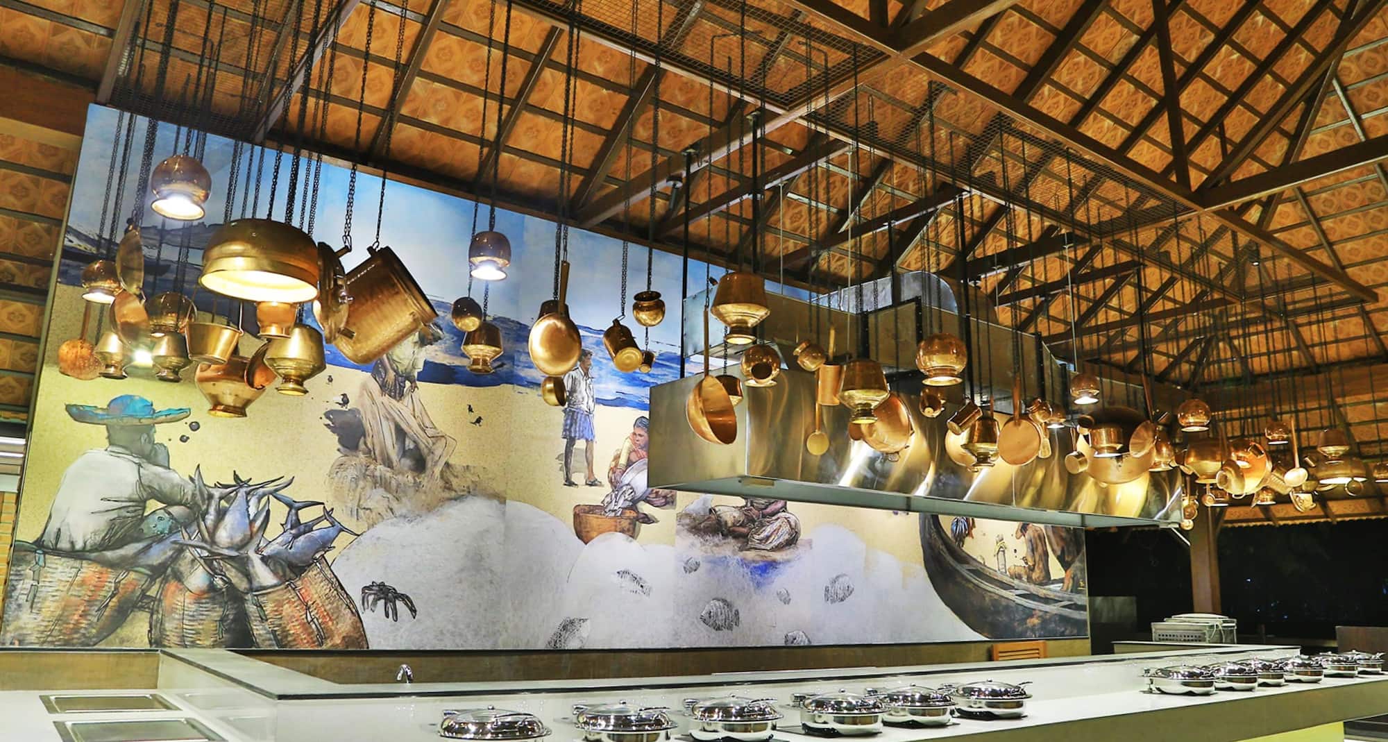 Estuary Sarovar Portico Poovar - Restaurant