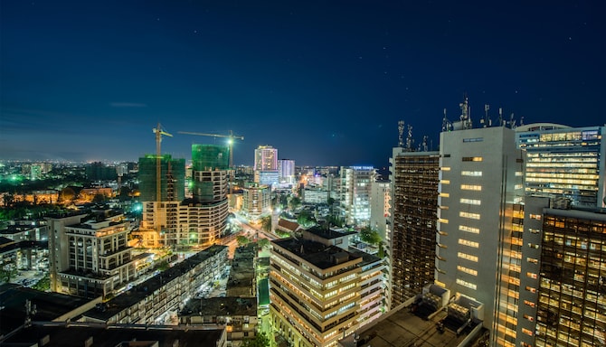 Golden Tulip Dar City Center - city center night view