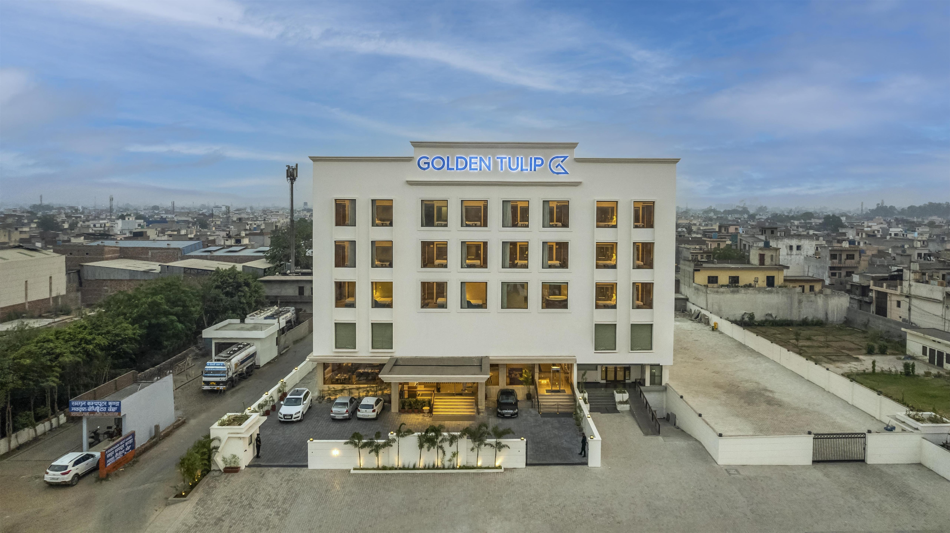 Golden Tulip Jalandhar - Exterior Drone Shot