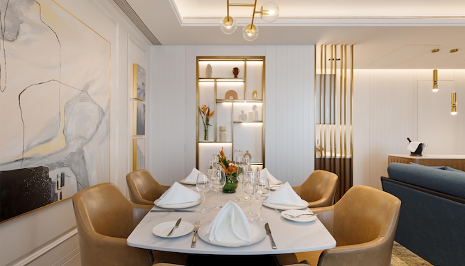 Golden Tulip Kin-Oasis Kinshasa - Presidential Suite dining area