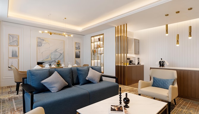 Golden Tulip Kin-Oasis Kinshasa - Presidential Suite living room