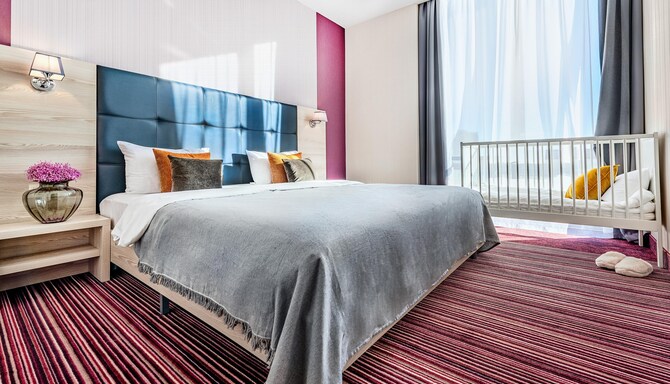 Golden Tulip Krasnodar - Family Deluxe Room 1 King Bed 1 Sofa Bed