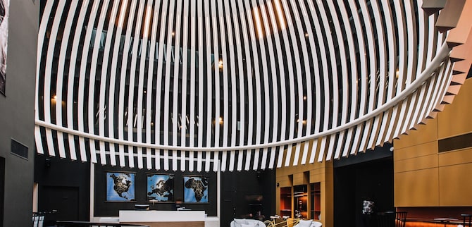 Vue du lobby