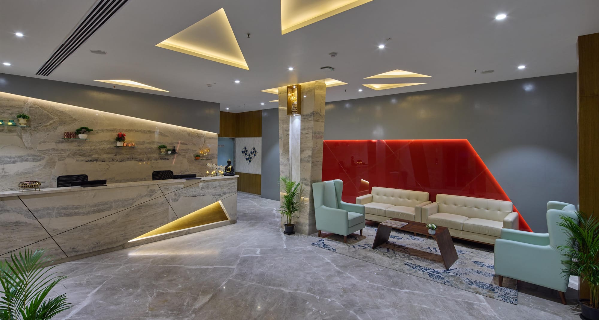 GRAND CONTINENT A SAROVAR PORTICO HOTEL - Vista para o lobby