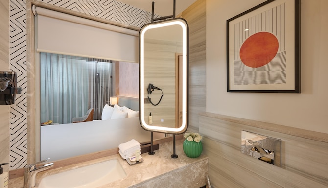 KPG Sarovar Portico Rajnagar Extension Ghaziabad - ROOM- Sup Bathroom