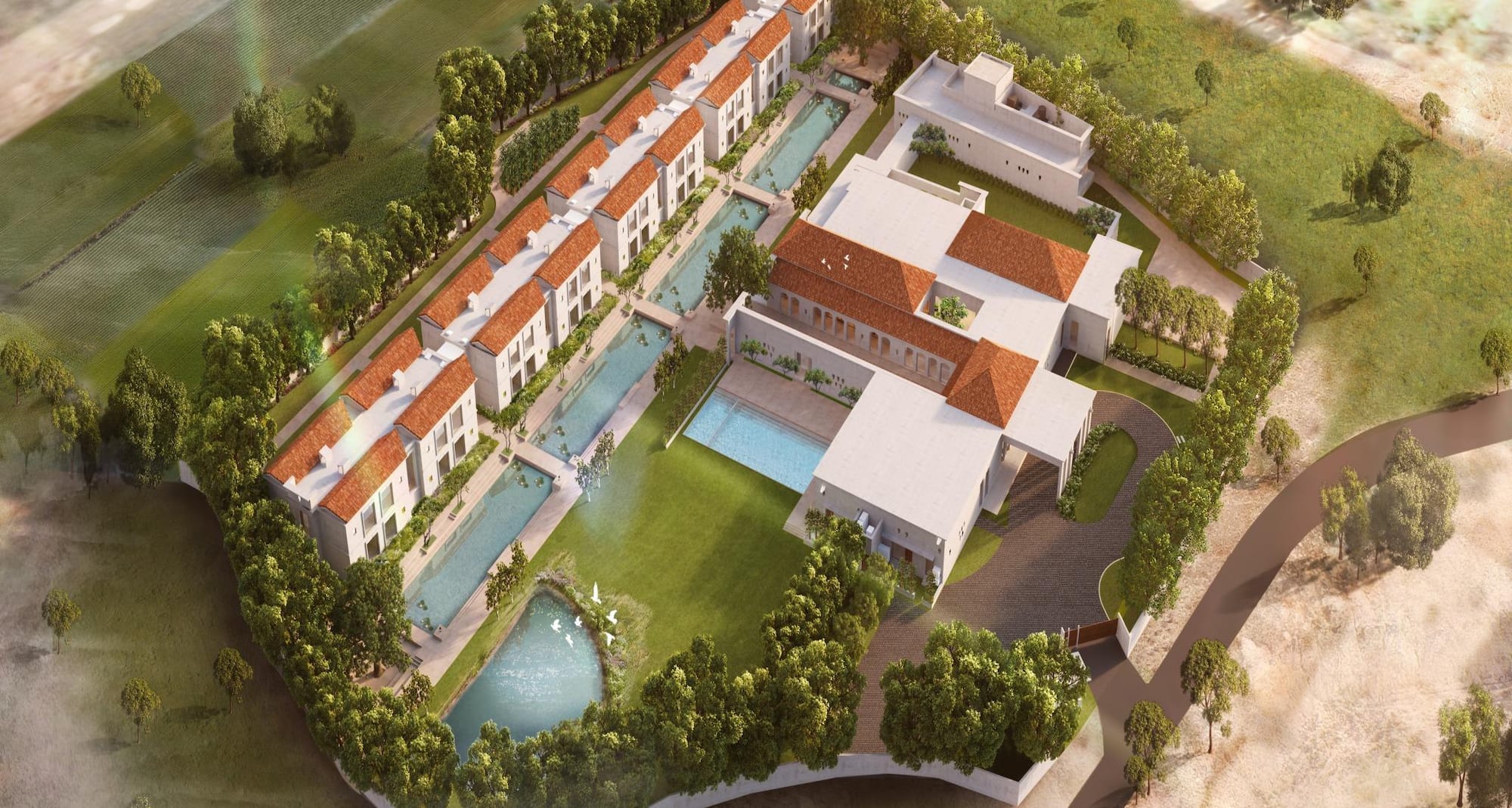 Marasa Sarovar Premiere Bodhgaya - Bodhgaya Aerial