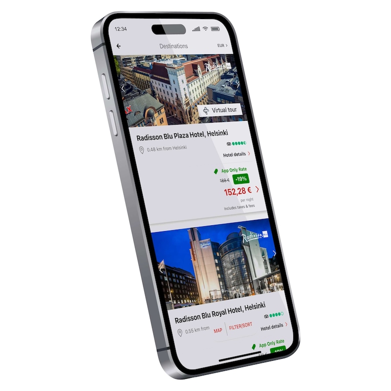Radisson Hotels App - AppOffers