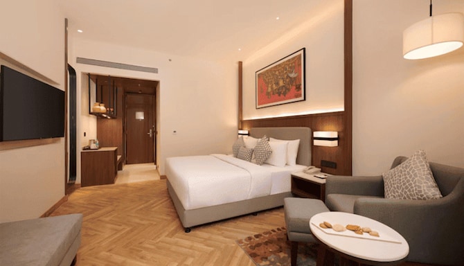 Skywings Sarovar Portico Mathura - PREMIUM ROOM Skywings Sarovar Portico Mathura