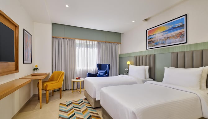 TULIP INN BHOPAL - Deluxe twin bed
